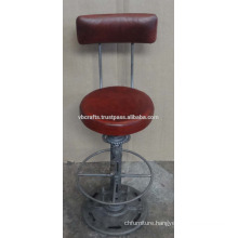 industrial crank bar stool